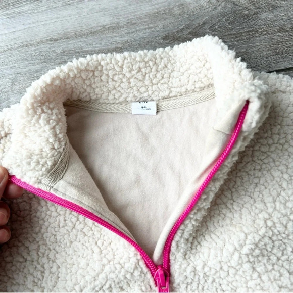 Gap Baby Sherpa Quarter-Zip Sweatshirt 18-24 months - Picture 5 of 14